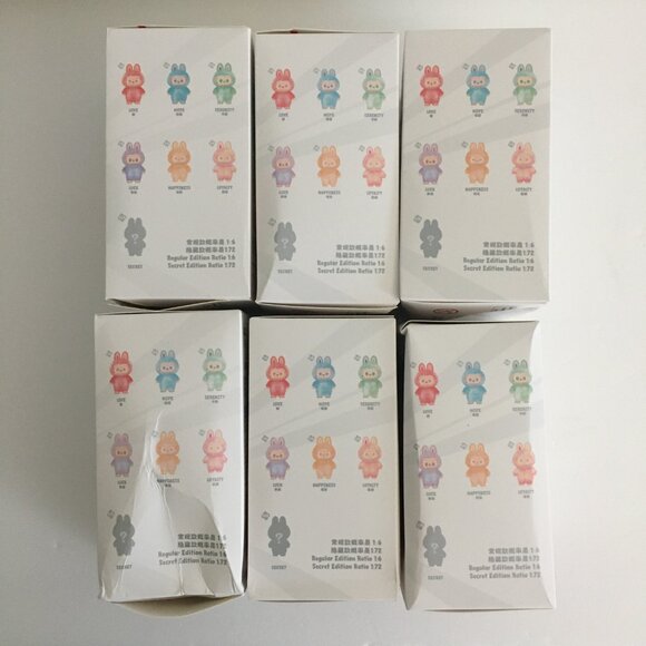 Pop Mart Labubu v3 Big into Energy Series Vinyl Pendant Set of 6 (Authentic) - Picture 3 of 16